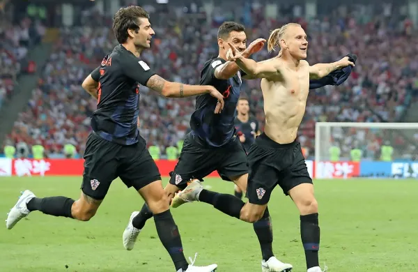 Hrvati tudi z Rebićem, Vrsaljkom in Subašićem nad Angleže