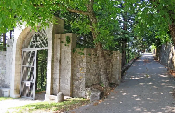 Nova dovozna pot bo vodila po severnem pobočju štanjelskega 
hriba,  med spodnjo  krožno potjo in grajskim poslopjem. 