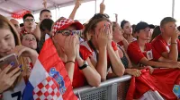 Hrvaški navijači - razočarani, a ne preveč.