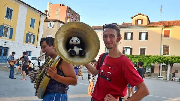 Matija Solce je “srce in glava” Etno Histeria World Orchestra in 
festivala Plavajoči grad.