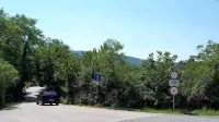 Po ozki  in ovinkasti cesti proti Bošamarinu in Grinjanu, kjer se na tesno srečata že dva avtomobila, se peljejo tudi vozniki s počitniškimi 
prikolicami in avtodomi. Poleg tujcev domačini srečujejo tudi avte z ljubljansko in drugimi slovenskimi registracijami. 