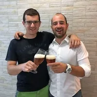 Dvojec, ki vodi Pivovarno Castra: Alan in Nejc Majeršič. 