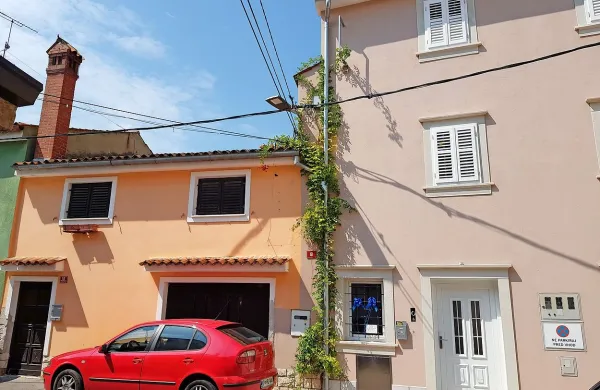 V nakup manjše stavbe na Puntarski ulici 10 v Kopru (oranžne 
barve) se je včeraj na koprski občinski dražbi sprva podalo kar 
enajst interesentov.