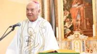 Restavriran  oltar s  podobo sv. Roka, delo Jakoba Razpeta,  je včeraj 
blagoslovil škof Jurij Bizjak.