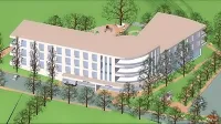 Takšen bo dom v Pivki, ki ga bodo zgradili na griču Bedink, za 
trgovino Spar.  Z včerajšnjo odločitvijo ministrstva o podelitvi 
koncesije zanj ni več ovir.