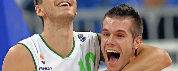 Boštjan Nachbar in Sani Bečirović.
