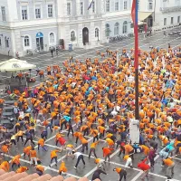 Oranžnim ni pri&scaron;el do živega niti dež