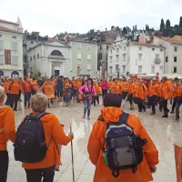 Oranžnim ni pri&scaron;el do živega niti dež