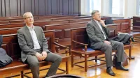 Z današnjega sojenja Robertu Brajdihu in  Dušanu Črnigoju