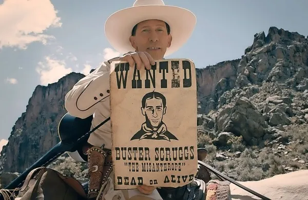 Na beneški Mostri je svetovno premiero doživel tudi najnovejši western bratov 
Coen Balada Busterja Scruggsa.