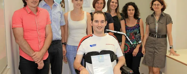 Sebastjan je v štirih letih uspešno zaključil šolanje, ki ga je leta 
2012 prekinila huda nesreča na motokros dirki.