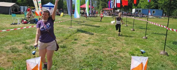 Ko orientacijski tekači na progah najdejo vse kontrolne točke v 
čim krajšem času, je v cilju veselje vedno veliko.