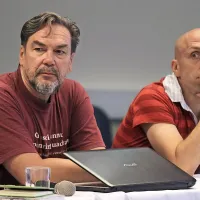 Petkove razprave na  temo Pisati in preživeti sta se udeležila tudi lanski nagrajenec, ukrajinski pisatelj   
Jurij Andruhovič (levo), ter David Bandelj, pesnik, literarni zgodovinar in zborovodja iz Gorice. 