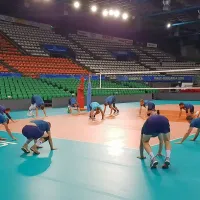 Slovenci so dvorano v Firencah prvič preizkusili v ponedeljek.