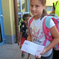 Pečati, ki jih zbirajo udeleženci pešbusa.