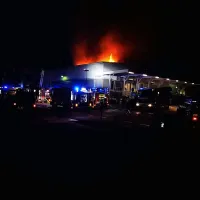 Požar je največ škode povzročil na ostrešju livarne v Spodnji 
Idrije.