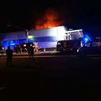 Požar je največ škode povzročil na ostrešju livarne v Spodnji 
Idrije.