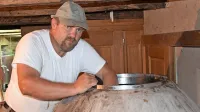 Sebastijan Štemberger pri delu