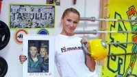 Neni Cah v fitnesu na Škofijah poleg kettlebellov ves čas dela 
družbo tudi Valentino Rossi.