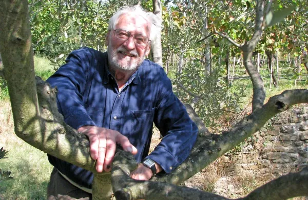 S Tonetom Pavčkom smo se pred desetimi leti,  ob njegovem 80. rojstnem dnevu, sprehodili skozi  vinograd in oljčnik za hišo  na Seči.  