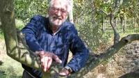 S Tonetom Pavčkom smo se pred desetimi leti,  ob njegovem 80. rojstnem dnevu, sprehodili skozi  vinograd in oljčnik za hišo  na Seči.  