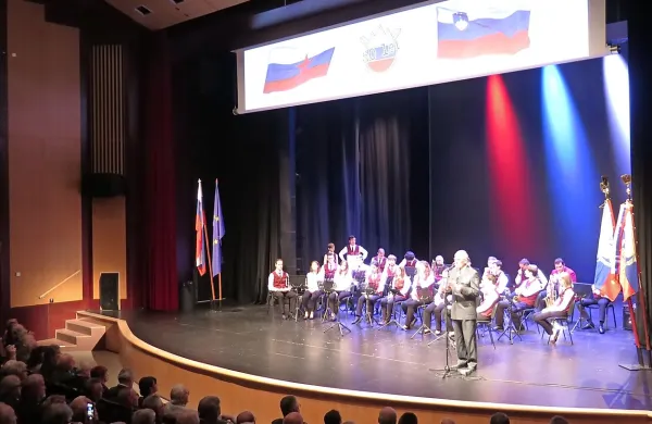 Brigadir Bogdan Beltram je predstavil zgodovino enot teritorialne 
obrambe na Primorskem in v Sloveniji.