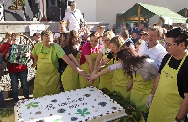 Med nedeljskim izletom  v Rodik se bodo obiskovalci lahko 
posladkali s  tradicionalno kostanjevo torto velikanko.  
