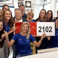 Tako so v odboru za prijavo obeležili včerajšnjo rekordno prijavo 
pred jutrišnjo jubilejno Barkolano.