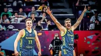 Luka Dončić (levo) in Goran Dragić bosta tekmeca v ligi NBA.