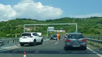 Sredi  junija  letos se je prometna nesreča zgodila pred markovškim 
predorom in za nekaj časa ohromila promet.   