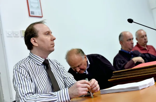 Ivan Radan z odvetnikom Milanom Krstićem