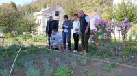 Pri projektu Užitni in čutni parki so med drugim sodelovali (z leve): 
Aleš Zidar, Boštjan Glažar, Tina Bazjako, Tamara Urbančič in 
Robert Rogič.