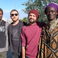 Koper so obiskali (z leve) Joseph Jayslot, Marco Bernacchia, Giulio Deboni in  Alioune Slysajah.    