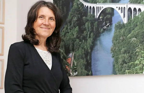 Darinka Kozinc, nosilka liste Koalicija za razvoj Solkana in 
Goriške