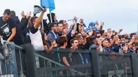 Skupina izolskih Ribarov je tudi na koprskem stadionu pokazala, 
kaj pomeni navijati za svoj klub.