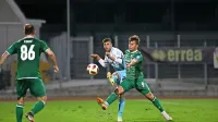 Nogometaši Gorice so v športnem parku nazadnje zmagali pred dobrima dvema mesecema, ko so z 1:0 ugnali Krško (v zelenih 
dresih).