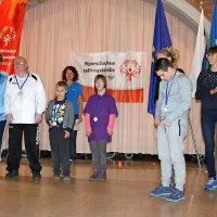 Prav vsak tekmovalec si je prislužil medaljo, ki mu jo je  podelila  olimpijka Polona Batagelj. 