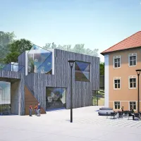 Za hotelsko dejavnost višje kategorije sta predvidena dvorec in 
kašča ter prostor med njima, načrtovana pa je tudi ureditev 
grajskega parka in apartmajskega kompleksa.