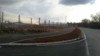 Občina Divača je vendarle komunalno uredila poslovno cono 
Risnik, med drugim tudi obodno cesto in pločnik, ki teče ob 
regionalni cesti.  

