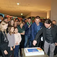 Torta v štabu zmagovalne ekipe, Goriške.si.