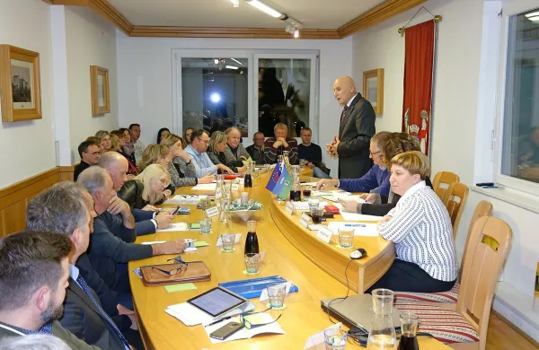 Mužič je že sedmič nagovoril svetnike na konstitutivni seji. 
