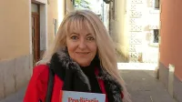 Kristina Menih je ponosna na svojo novo zbirko pravljic Pravljičarija pod Triglavom, ki jo je izdala Planinska založba.
