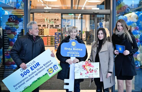 Z novo trgovino enajst delovnih mest in donacija koronarnemu društvu