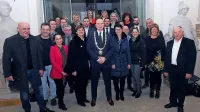 Župan Đenio Zadković in piranski občinski svetniki.