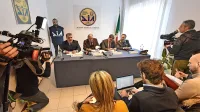 Predstavniki italijanske policije so včeraj pojasnjevali podrobnosti 
preiskave.  