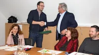 Kavčič je Uršiču  predal  verigo, ki je  bila štiri leta  v predalu.