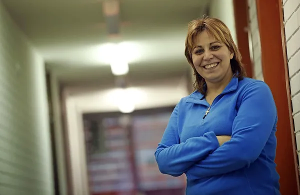 Sara Bevc Jonan: “Kot manjšina, kristjani v Iraku, smo prišli na udar, na nas so začeli gledati kot na pripadnike Zahoda in podpornike 
ZDA, ki ne sodijo več v Irak.”