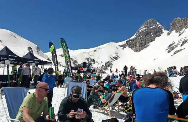 Na slovenskem kaninskem smučišču z usposobitvijo proge Graben 
in Skripi upajo na   več sto dnevnih gostov. 