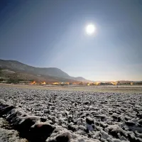    Samyang 14mm - zasneženo polje, močan sij polne lune,  občutljivost ISO 100, 
čas 120 sekund, zaslonka f/2,8.