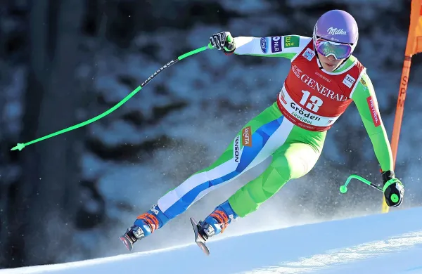 Ilka Štuhec je v Val Gardeni decembra slavila tako v smuku kot 
superveleslalomu.